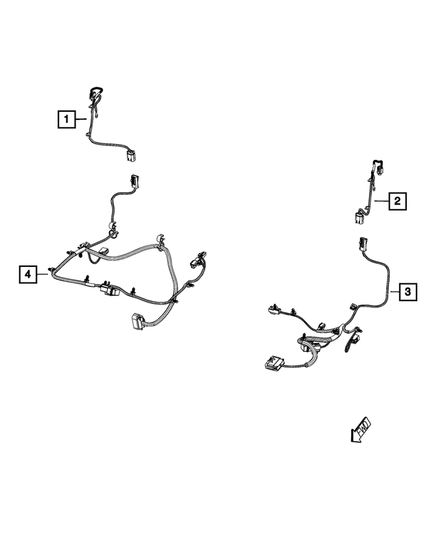 68104850AA - Electrical: Seat Wiring for Mopar Image