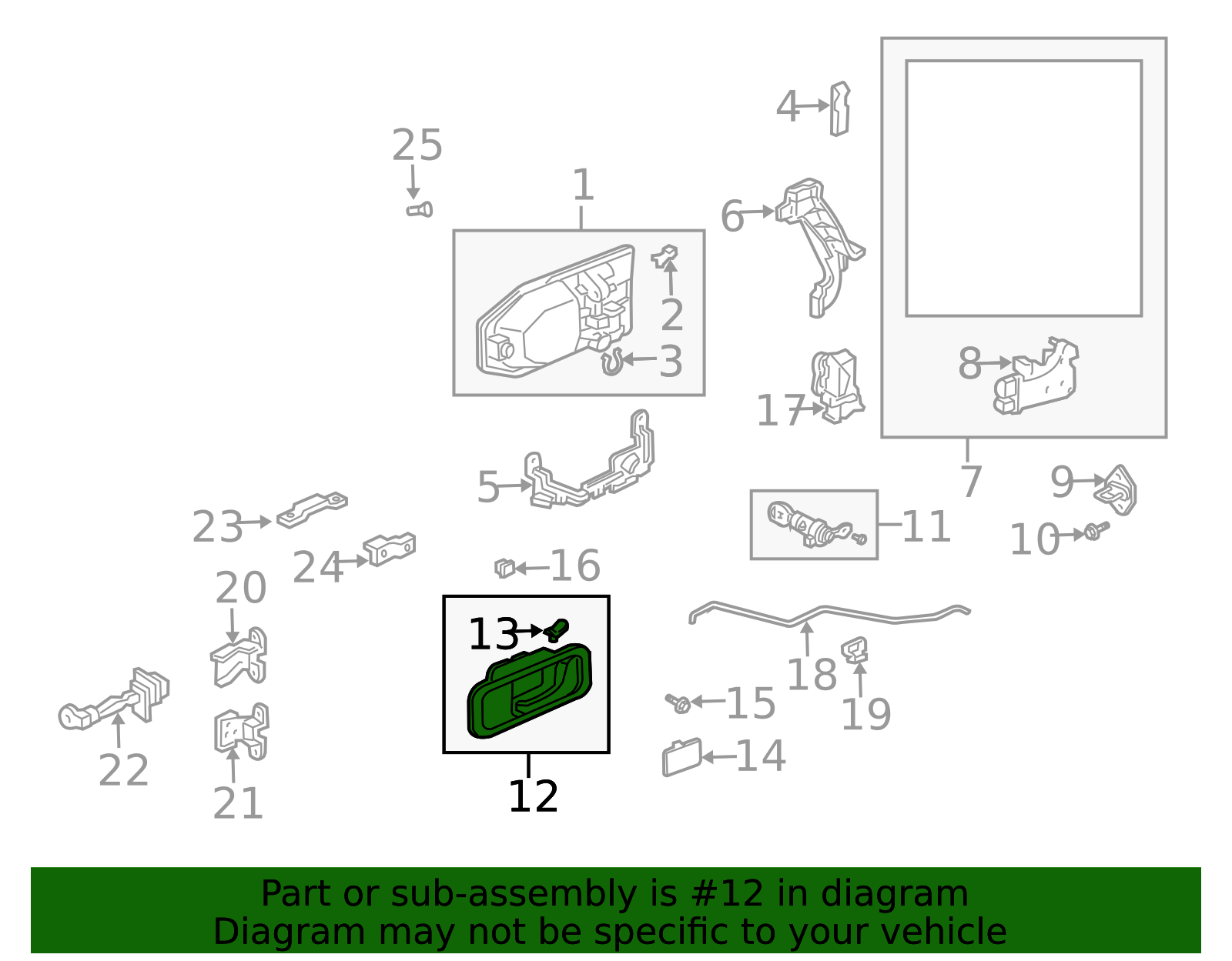 Interior Handle - Factory Grip and Function 72120-SCV-A01ZA ...