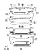 6106179AA - : Plastic Snap-In Nut for Fiat: 500 Image