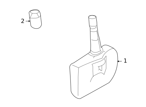 Tire Pressure Monitor Components for 2006 Mazda 5 #0