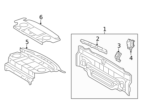 Rear Body for 2012 Toyota Camry #0