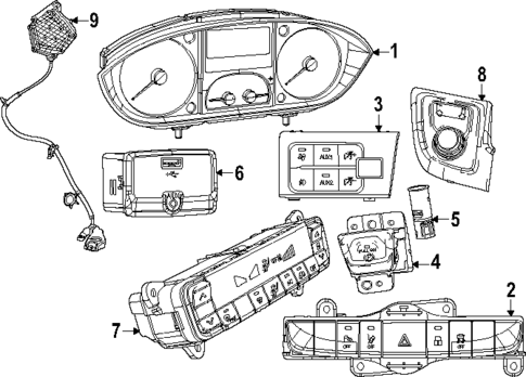 Parking Brake for 2024 Ram ProMaster EV #1