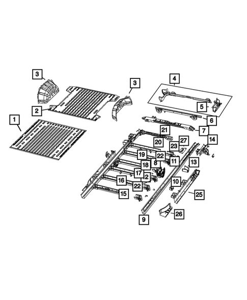 Floor Pans for 2021 Ram ProMaster 3500 #1