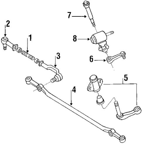 Steering Linkage for 1989 Mazda B2200 #1