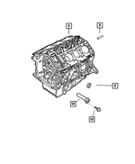RL018727AC - Engine 2.7L Six Cylinder: Short Block for Mopar Image