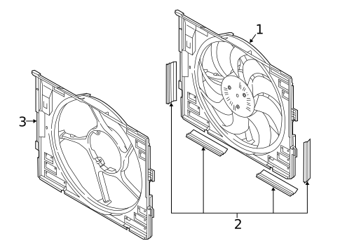 Cooling Fan, Clutch & Motor for 2019 BMW i8 #0