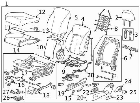 Power Seats for 2014 Chevrolet Cruze #0