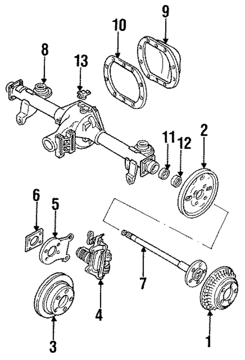 Axle Shaft for 2002 Pontiac Firebird #0