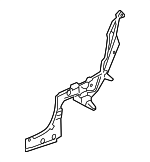 20769015257E94 - Body: Lower Quarter Trim for Mercedes-Benz Image