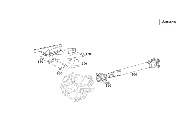 89909004 - Propeller Shaft: Cap Screw W Hexal Socket for Mercedes-Benz: E320, E500 Image