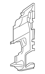 8U0121284C - : 2015 Audi - Side Air Baffle for Audi: Q3, Q3 Quattro Image