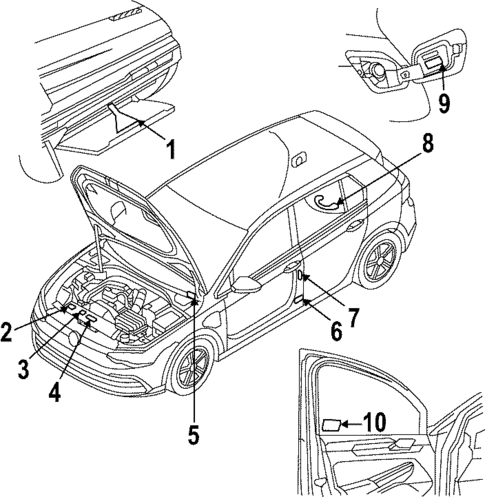 Labels for 2025 Volkswagen Golf R #0