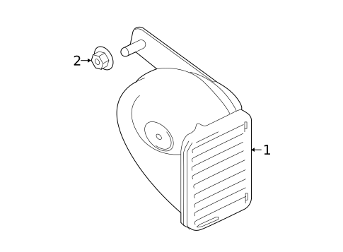 Horn for 2017 Jaguar XE #0