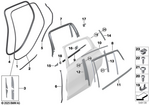 51769465546 - : Edge Protection, Door, Rear for BMW Image
