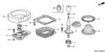 54205S2A003 - : Housing Set, Change Lever for Honda Image