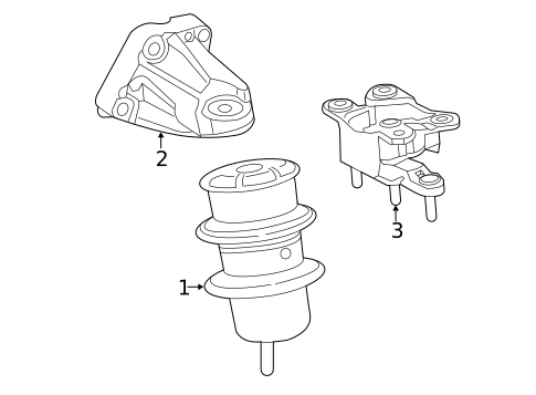 Engine & Trans Mounting for 2024 Lexus LS500h #0