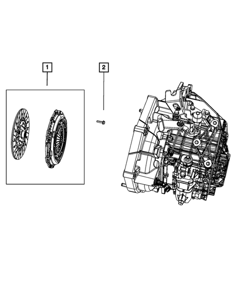 Clutch for 2014 Fiat 500L #1