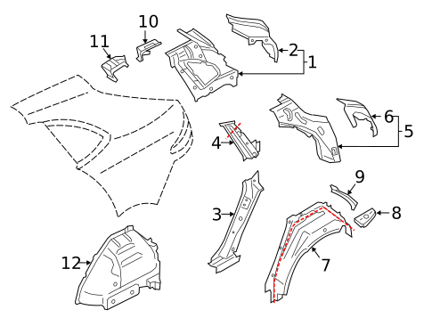 Inner Structure for 2022 Porsche Macan #0