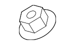 11546377 - Wiper &amp; Washer: Wiper Arm Nut for GM Image