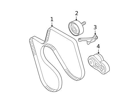 Belts & Pulleys for 2012 GMC Savana 3500 #0