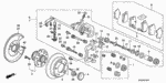 1473SV4010 - Chassis: CALIPER SET, RR. for Honda Image