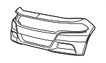 68267765AC - Body: Bumper Cover for Dodge: Charger Image