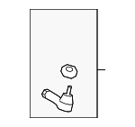 48564W000P - Steering: Outer Tie Rod for Mitsubishi Image