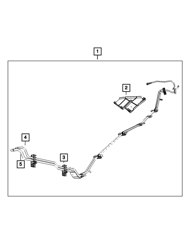 5105811AA - Fuel: Fuel Line Shield for Mopar Image