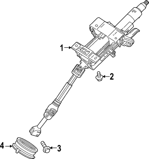 Steering Column Assembly for 2026 Volvo EC40 #0