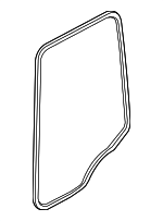 LR044299 - Body: Body Weather-strip for Land Rover: LR3, LR4 Image