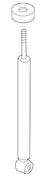 1J0513025DA - Suspension: Shock for Volkswagen: Beetle, Golf, Jetta Image