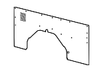 CK4Z6131013Q - Body: Lower Trim for Ford Image image
