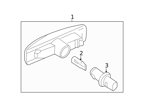Side Repeater Lamps for 2013 Land Rover Range Rover Sport #0