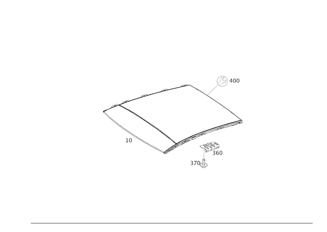 2927801400 - Sliding Sunroof: Sliding Sunroof Frame for Mercedes-Benz: GLE43 AMG, GLE450 AMG, GLE63 AMG S Image image