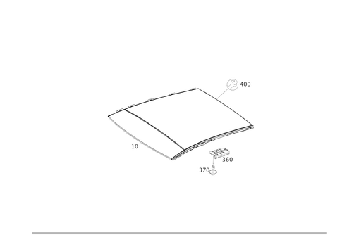 Panoramic Sunroof for 2018 Mercedes-Benz GLE43 AMG #0