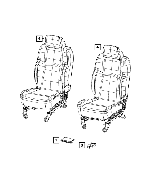 68465099AA - Electrical: Memory Seat And Mirror Control Module for Mopar Image