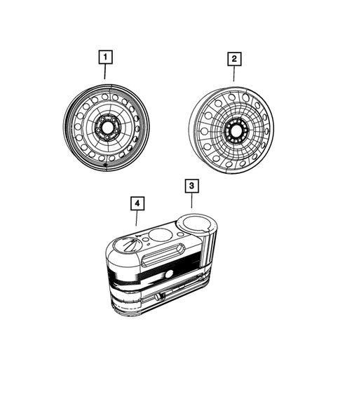 Wheel Spare for 2018 Chrysler 300 #0