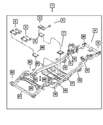 5003819AA - : Underbody Crossmember for Mopar Image