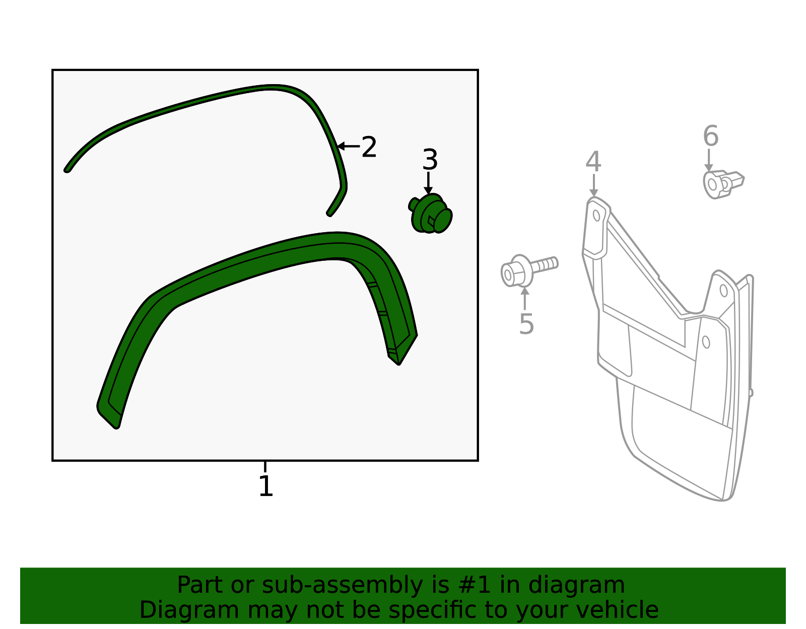 Genuine Official Toyota Wheel Opening Molding part# 75086-0C900