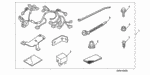 9391315220 - Accessory Components: SCREW, TAPPING (5X12) (PO) for Honda Image