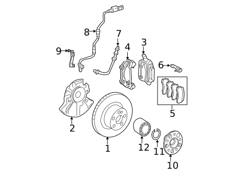 Front Brakes for 2008 Mercedes-Benz ML320 #2
