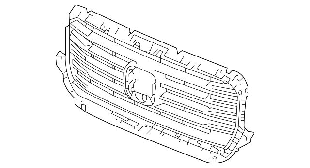 新政 - 新政 No.6 Xmasa-type 2017-2022 Honda Passport Ridgeline Front Grille 71121-T6Z