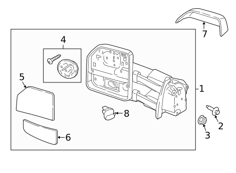 Outside Mirrors for 2018 Ford F-350 Super Duty #2