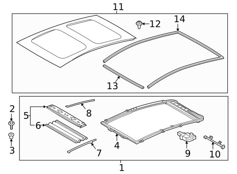 Sunroof for 2016 Toyota Prius V #0
