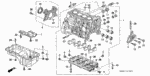 11106PT0300 - Engine: BOLT, SEALING (16MM) for Honda Image