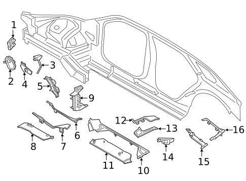 Inner Components for 2018 BMW X6 #0