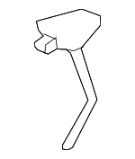 41117174384 - Body: Baffle Plate for BMW: X5, X6 Image