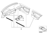51167052056 - Retrofitting / Conversion / Accessories: Bottom Panel Depositing Box Wood for BMW Image