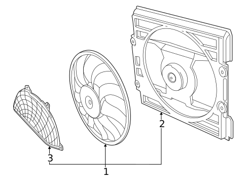 Condenser Fan for 2004 BMW 745i #0
