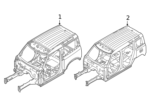 Body Shell for 2023 Land Rover Defender 90 #0